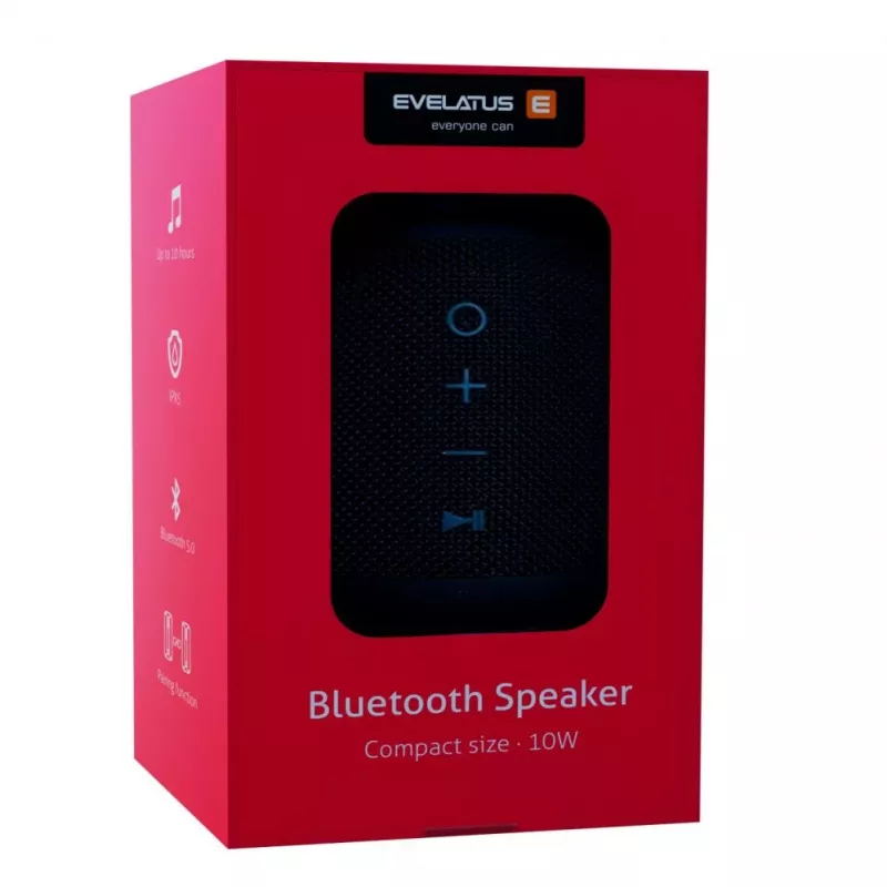 Evelatus Bluetooth reproduktor S size EBS01 čierny