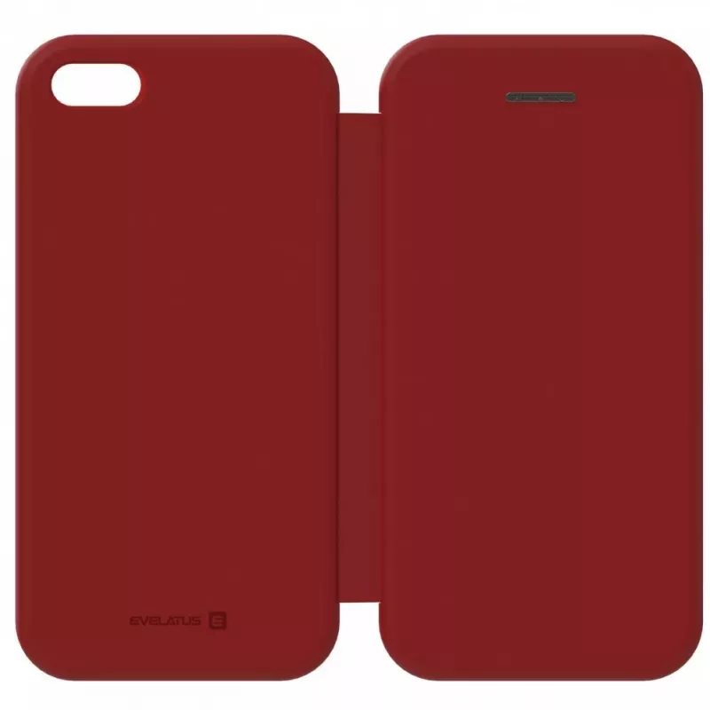Evelatus Samsung Galaxy A6 Plus 2018 Book Case vínovo červená