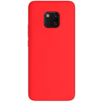 EVELATUS Premium Soft Touch silikónové puzdro pre Huawei Mate 20 Pro - červené