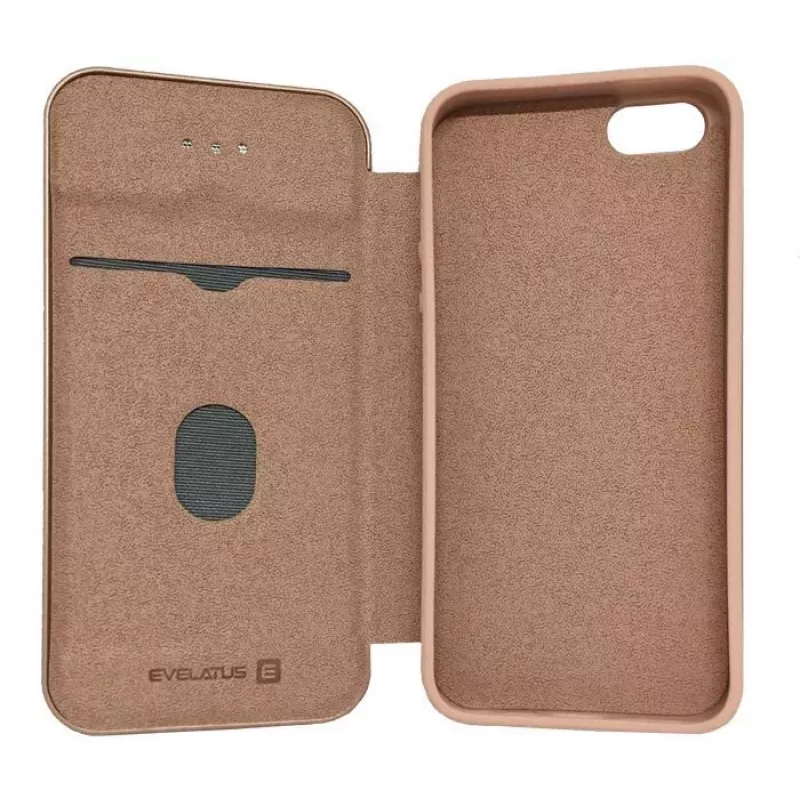 EVELATUS Huawei P Smart 2019 Book Case ružové zlato