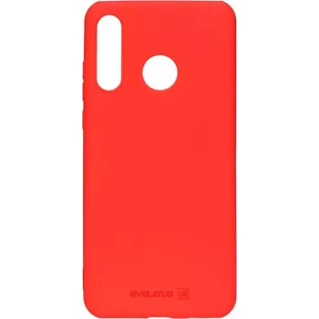 Evelatus Huawei P30 Lite Nano Silicone Case Soft Touch TPU červená