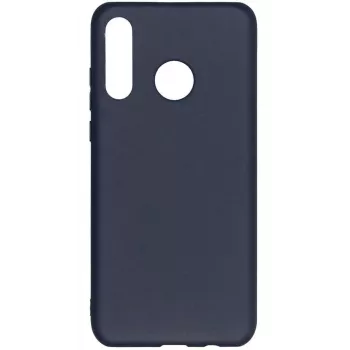 Evelatus Huawei P30 Lite Premium Soft Touch silikónové puzdro Midnight Blue