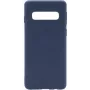 Evelatus Samsung S10 Soft Premium Soft Touch silikónové puzdro Midnight Blue