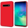 Evelatus Samsung Galaxy S10 Plus Premium Soft Touch Silicone Case červená