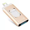 Evelatus USB Flash to Lightning 32GB 3in1 (USB, iPhone a Micro) zlatá