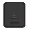 Evelatus univerzálna cestovná nabíjačka ETC04 USB 2.4A + Type-C 3A 30W Power Delivery čierna