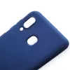 Evelatus Samsung Galaxy A20 puzdro s viečkom tmavomodré