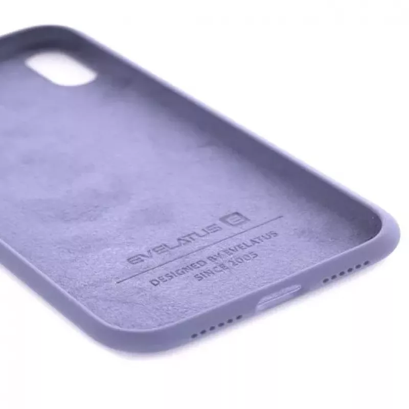 Evelatus Apple iPhone XR prémiové silikónové puzdro Soft Touch Lavender