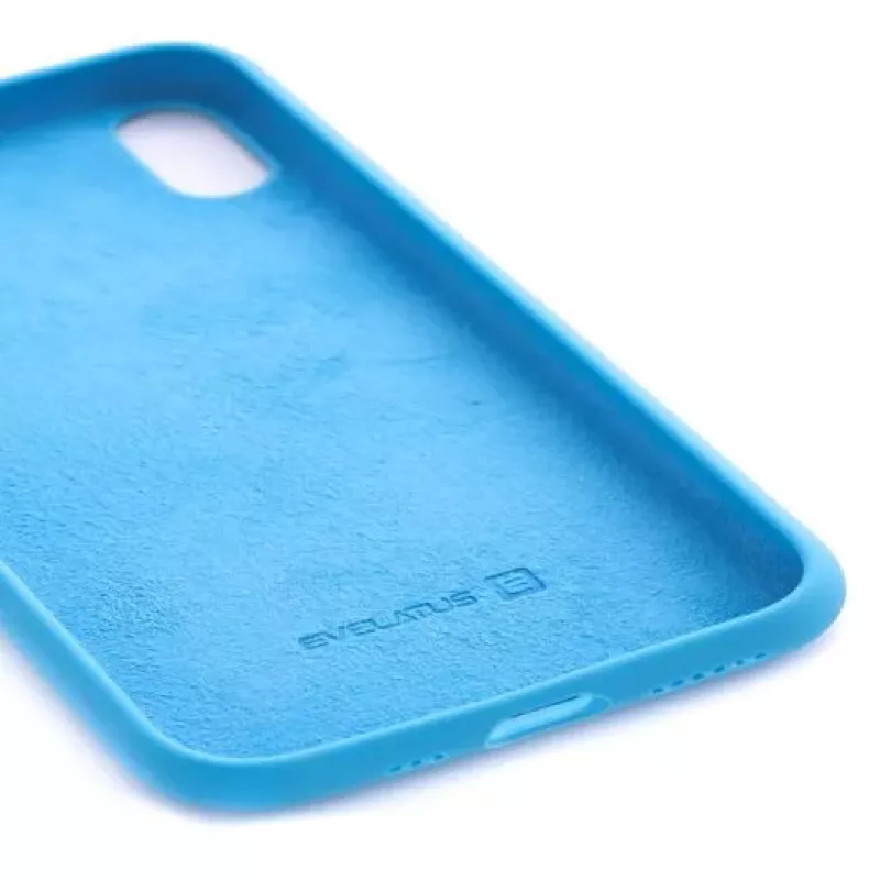 Evelatus Apple iPhone XR prémiové silikónové puzdro Soft Touch Sky Blue