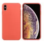 Evelatus Apple iPhone Xs prémiové silikónové puzdro Soft Touch Nectarine