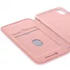 Evelatus Apple iPhone X/Xs knižné puzdro ružové zlato