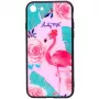 Evelatus Apple iPhone 7/8/SE 2020 Picture Glass puzdro Flamingo Party
