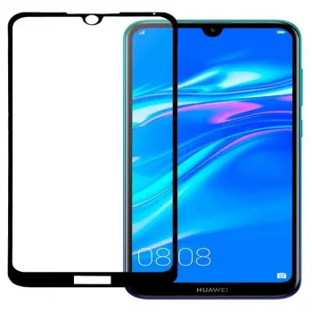 Evelatus Huawei Y5 2019 2.5D Full Cover Japan Glue Glass Anti-Static ochranné sklo displeja