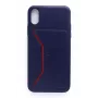 Evelatus Apple iPhone X Nobel modré silikónové zadné puzdro