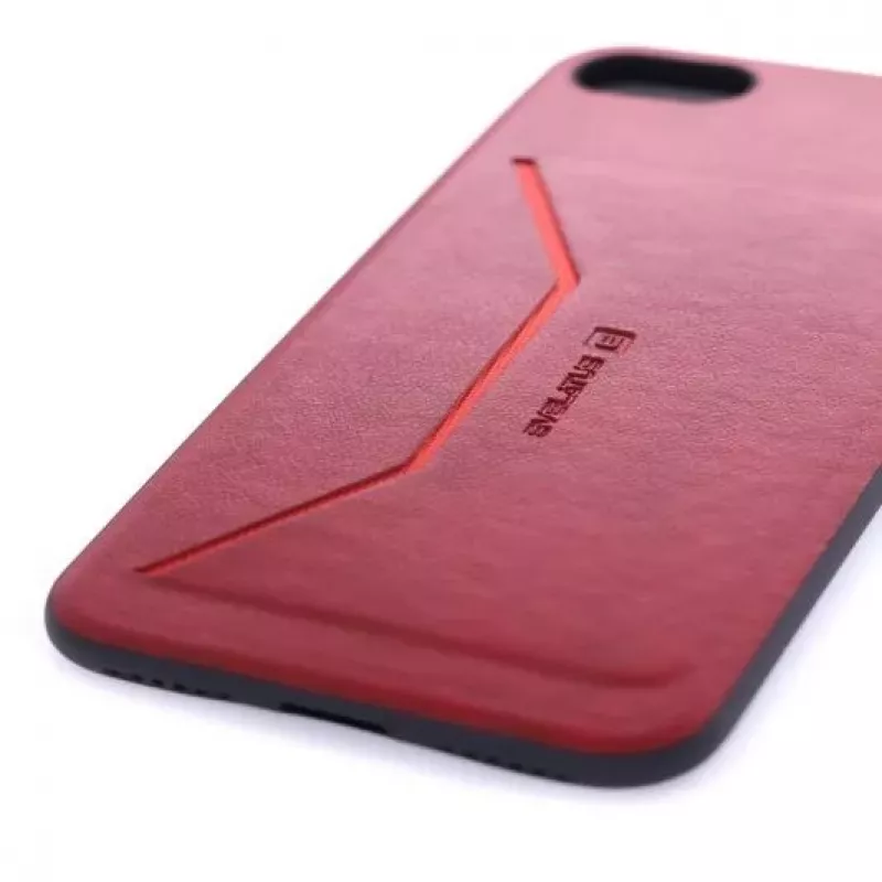 Evelatus Apple iPhone 7/8 Nobel červené zadné puzdro - soft-touch silikón
