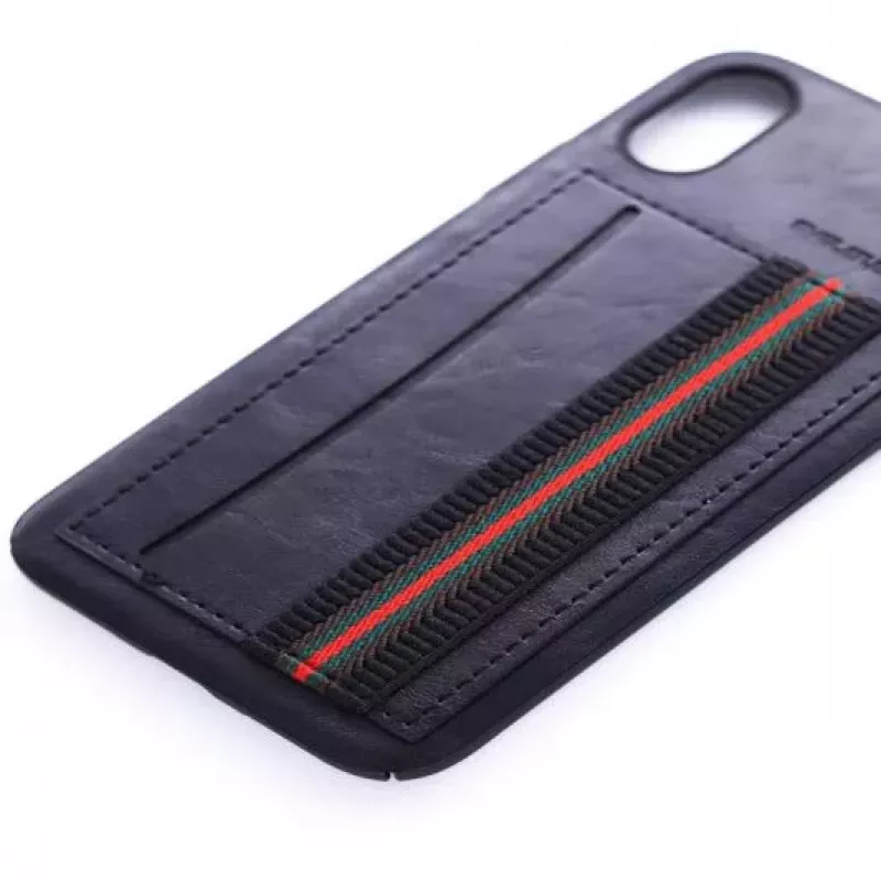 Evelatus Apple iPhone X Cubit plastové čierne zadné puzdro