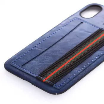 Evelatus Apple iPhone X Cubit plastové modré zadné puzdro