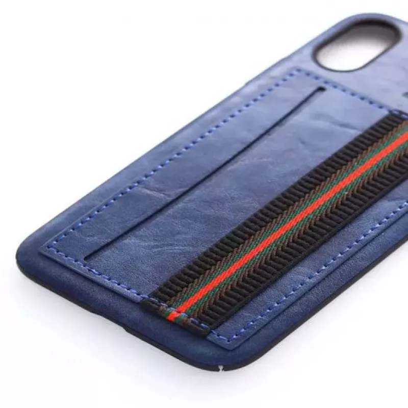 Evelatus Apple iPhone X Cubit plastové modré zadné puzdro