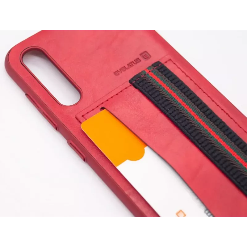 Evelatus Samsung Galaxy A50 Cubit plastové červené ochranné puzdro