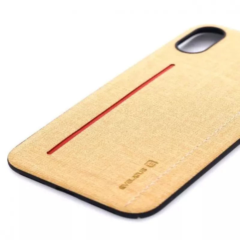 Evelatus Apple iPhone X 6127 žlté ochranné puzdro z tekutého silikónu