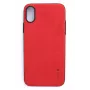 Evelatus Apple iPhone X Velvet červené zadné puzdro