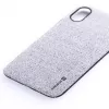 Evelatus Apple iPhone X / XS Velvet Brown tekutý silikónový kryt zadnej strany