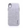 Evelatus Apple iPhone X / XS Velvet Brown tekutý silikónový kryt zadnej strany
