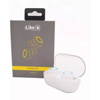 iLike Bluetooth slúchadlá IBE01 biela
