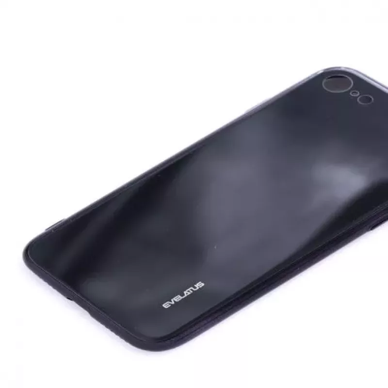 Evelatus Apple iPhone 7/8 Water Ripple Full Color Electroplating tvrdené sklo ochranné sklo displeja čierna