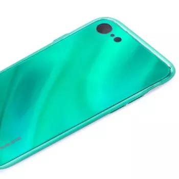 Evelatus Apple iPhone 7/8 Water Ripple Full Color Electroplating tvrdené sklo ochranné sklo displeja zelená