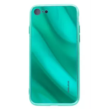 Evelatus Apple iPhone 7/8 Water Ripple Full Color Electroplating tvrdené sklo ochranné sklo displeja zelená
