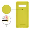 Evelatus Samsung Galaxy S10 Nano silikónové puzdro Soft Touch TPU žltá