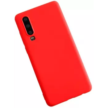 Evelatus Huawei P30 Nano silikónové puzdro Soft Touch TPU červená