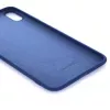 Evelatus Apple iPhone X/Xs Nano silikónové puzdro Soft Touch TPU tmavomodré