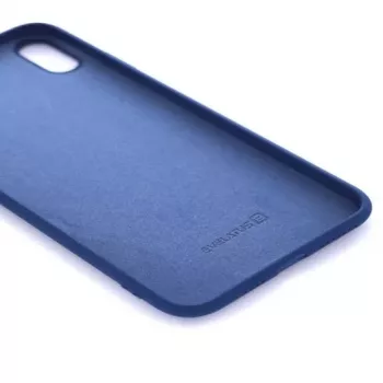 Evelatus Apple iPhone X/Xs Nano silikónové puzdro Soft Touch TPU tmavomodré