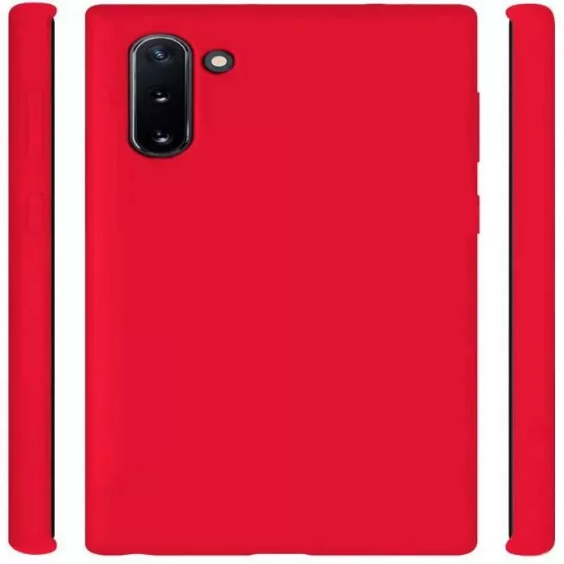 Evelatus Samsung Galaxy Note 10 Premium Soft Touch silikónové puzdro červené