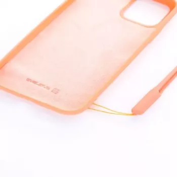 Evelatus Apple iPhone 11 Pro Soft Touch silikónové puzdro s remienkom ružové