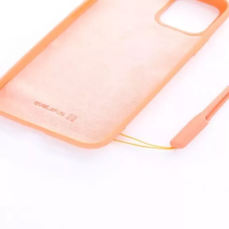 Evelatus Apple iPhone 11 Pro Soft Touch silikónové puzdro s remienkom ružové