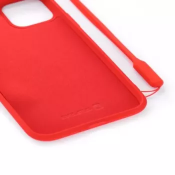 Evelatus Apple iPhone 11 Pro Soft Touch silikónové puzdro s remienkom červené
