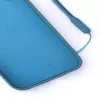 Evelatus Apple iPhone XR Soft Touch silikónové puzdro s remienkom modré