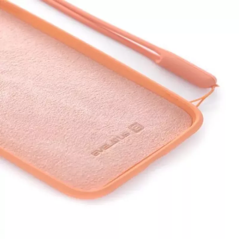 Evelatus Apple iPhone 7/8 Soft Touch silikónové puzdro s remienkom ružové