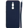 EVELATUS Xiaomi Redmi 8 Soft Touch silikónové puzdro s remienkom tmavomodré