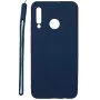 Evelatus Huawei P30 Lite Soft Touch silikónové puzdro s pútkom tmavomodré