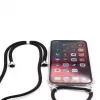 Evelatus Samsung Galaxy S10 puzdro so šnúrkou pruhy čierne transparentné