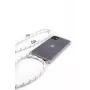Evelatus Apple iPhone X/XS puzdro so šnúrkou biele pruhy transparentné