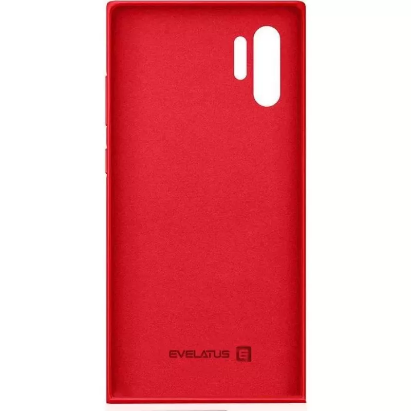 Evelatus Samsung Galaxy Note 10 Plus nano silikónové puzdro Soft Touch TPU červené