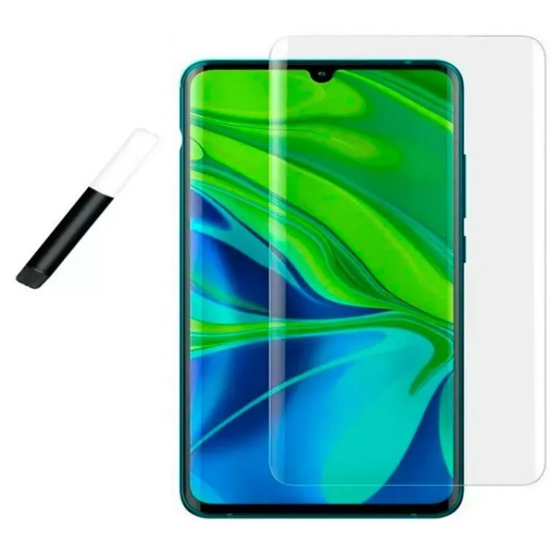 Evelatus Xiaomi Mi Note 10 / Mi Note 10 Pro priehľadné sklo UV + lepidlo