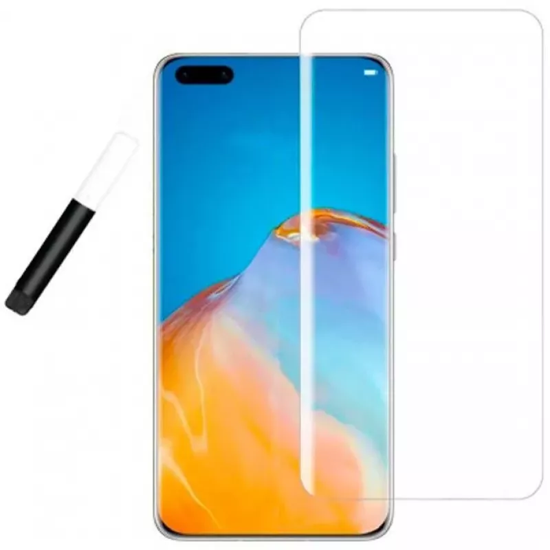 Evelatus Huawei P40 Pro priehľadné sklo UV + lepidlo