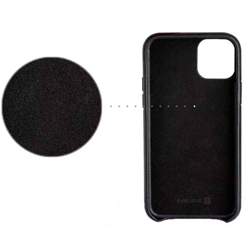Evelatus Apple iPhone 11 Pro kožené puzdro čierna