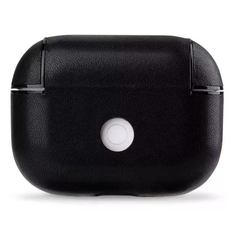 Evelatus Apple AirPods Pro kožené ochranné puzdro čierna